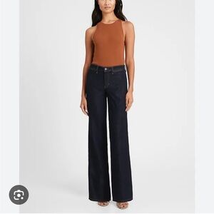 Banana Republic Wide Leg Jeans, Size 30 Petite